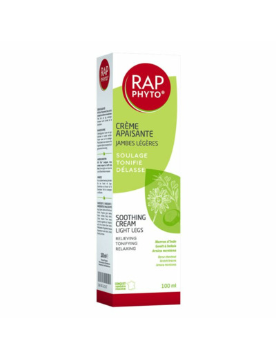 Crème Jambes Légères Tube 100ml Rap Phyto