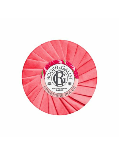 Savon Bienfaisant 100g Gingembre Rouge Base Végétale Roger & Gallet