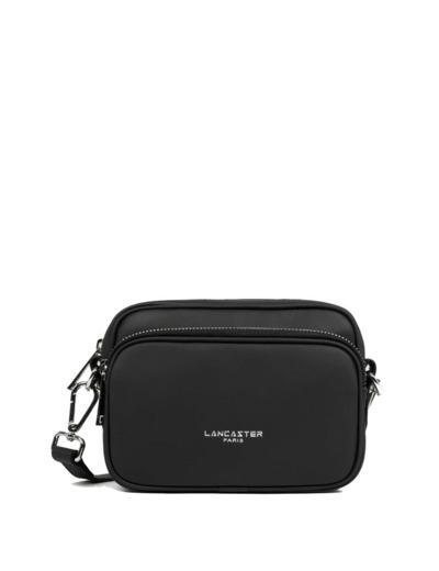 Lancaster Donna Ama Sac Porté Travers 2 Compartiments 480-067 Noir