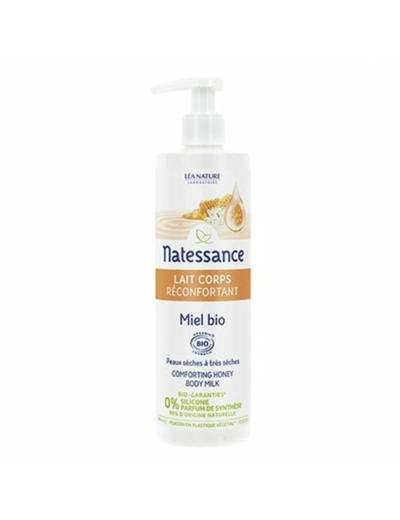 Lait corps réconfortant - Miel Bio 400ml Natessance