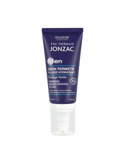 Soin Fermete Fluide Hydratant Bio Men 50ml Eau thermale Jonzac