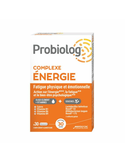 Probiolog Complexe Energie 30 Gélules Mayoly Spindler