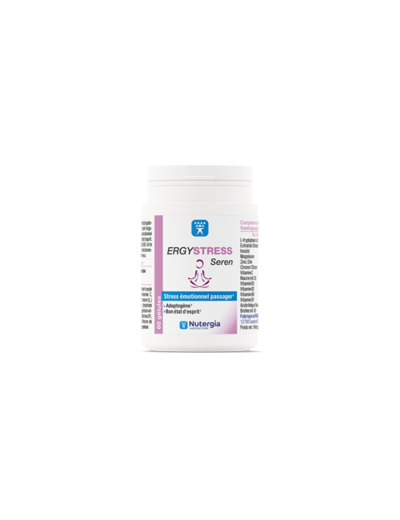 Ergystress Seren 60 Gélules Stress et Sommeil Nutergia