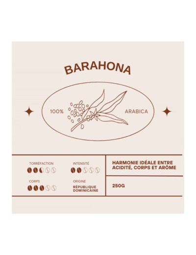 BARAHONA - Café de République Dominicaine