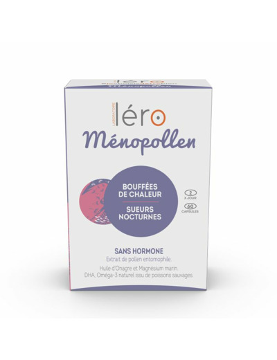 Menopollen Bouffees De Chaleur 60 Capsules Lero