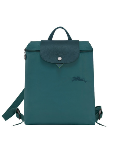 Longchamp Le Pliage Green Sac à Dos Paon