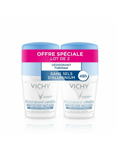VICHY DEO BILLE 48H 50MLX2