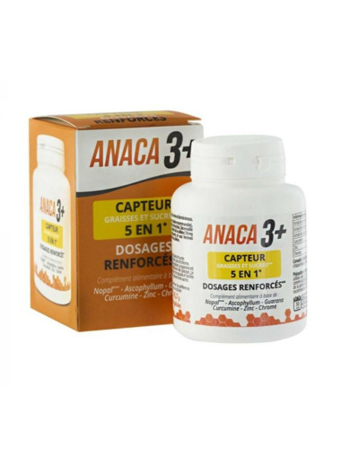 ANACA 3 CAPTEUR GRAISSES ET SUCRES BT120