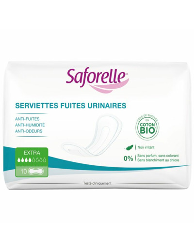 Serviettes fuites urinaires x20 Extra Saforelle