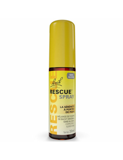 Spray La Sérénité à Portée de Mains 20ml Sans Alcool Rescue