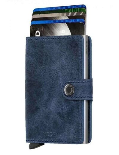 Secrid Porte-Carte Miniwallet Vintage Blue