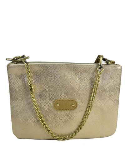 Mila Louise Natasha PG2 Sac et Pochette Toile Irisée Ambre