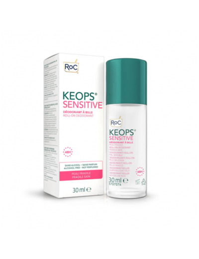 Deodorant A Bille 30ml Keops Peaux Fragiles Roc