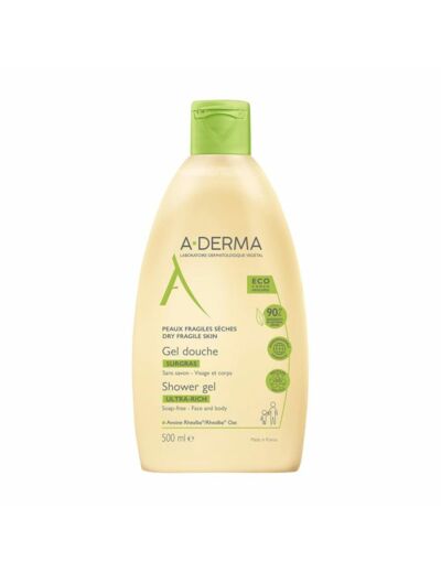 A-DERMA INDISP GEL DCH S/G FL500ML