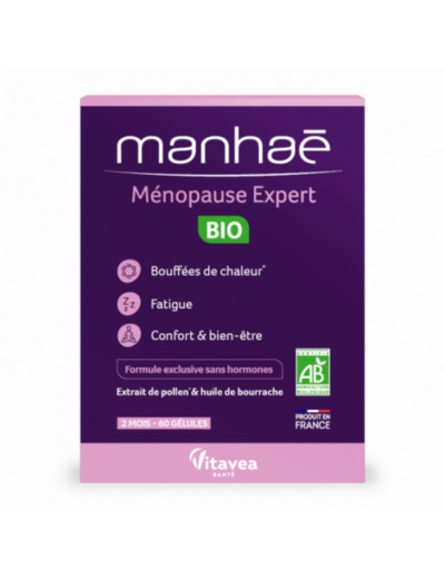 Manhaé Ménopause BIO 60 gélules Nutrisante