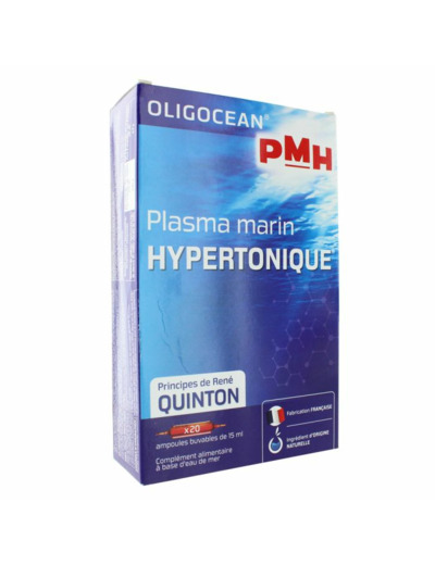 Pmh Plasma Marin Hypertonique 20 Ampoules Oligocean Superdiet