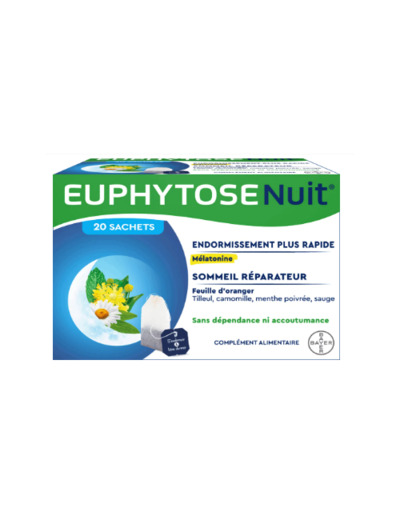 Euphytose Nuit A Infuser 20 Sachets Euphytose Bayer