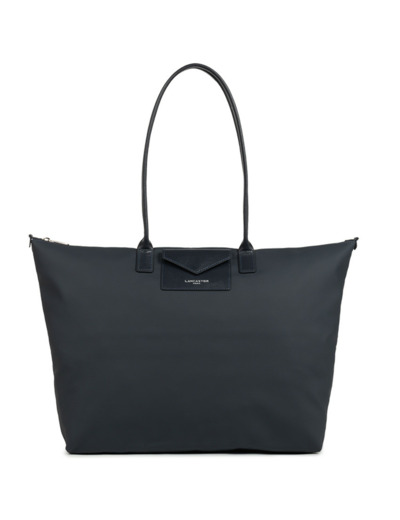 Lancaster Smart Kba Grand Sac Cabas Porté Épaule 516-73 Bleu Foncé