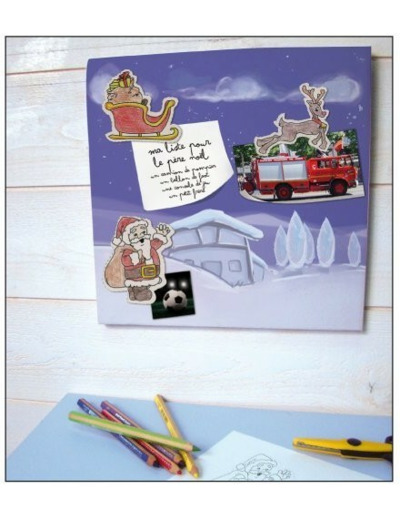 Feuille magnétique "Noël"