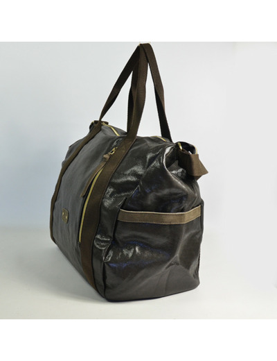 Mila Louise Nicoli LX1Grand Cabas et Sac Week-end Fumé Kaki