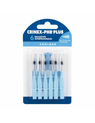 Brossettes Interdentaires Conique X6 Phb Plus Crinex