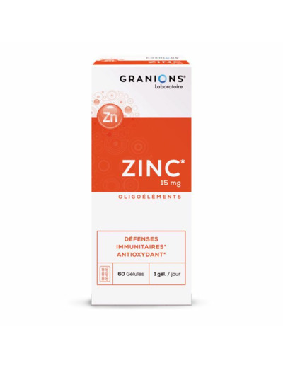 GRANIONS ZINC B/60 GELULE