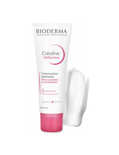 Crème active apaisante 40ml Crealine Defensive Peaux sensibles et sensibilisées Bioderma
