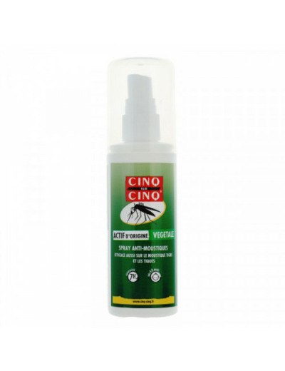 Spray Anti-moustiques Naturel Des 12 Mois 100ml Cinq Sur Cinq