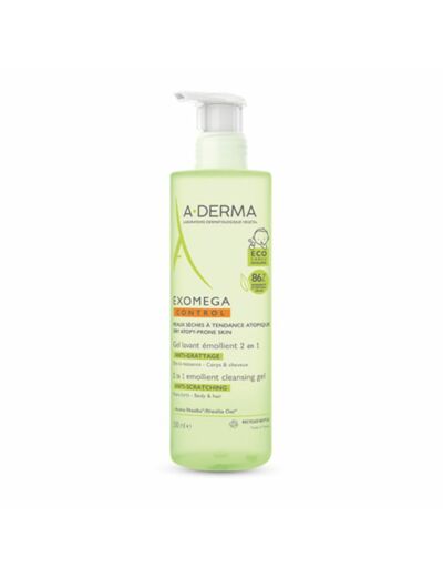 A-DERMA EXOMEGA C GEL LAV 2/1 FL500ML