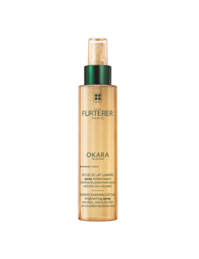 Spray Eclaircissant Sans Rincage 150ml Okara Cheveux Blonds Naturels Meches Ou Colores René Furterer