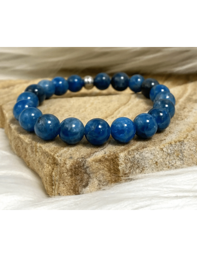 BRACELET APATITE BLEUE