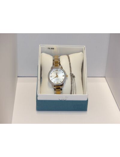 Coffret Montre et bracelet fantaisie