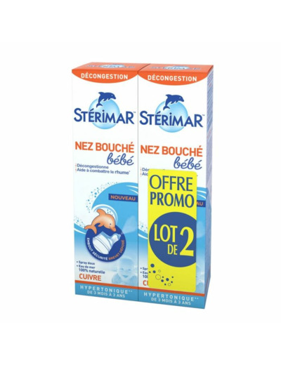 STERIMAR NEZ BOU ENF 100ML LOT2