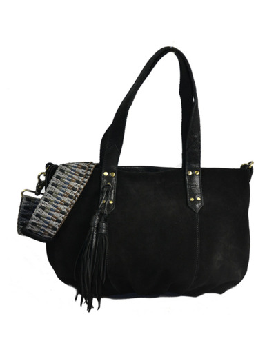 Mila Louise Nicole XS XV Petit Sac Shopping Cuir Noir