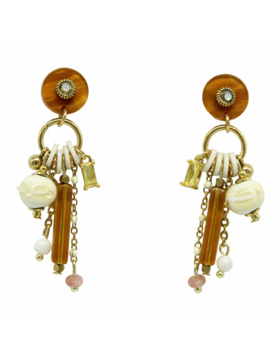 Boucles d'oreilles pampilles Murano DUNE