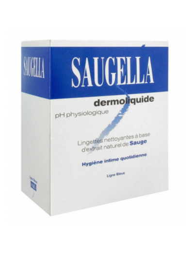 SAUGELLA DERM RF 10 LINGETTES