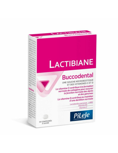 Buccodental 30 Comprimes Lactibiane Pileje