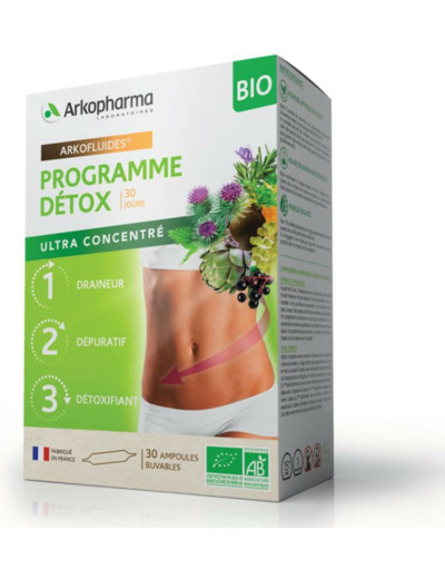 AKF PROG DETOX COFFRET 3 X 10 AMP.