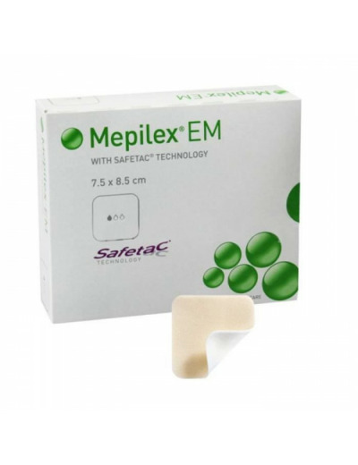 MEPILEX EM PANS HYDROCEL DEC 7.5X8.5CM B/