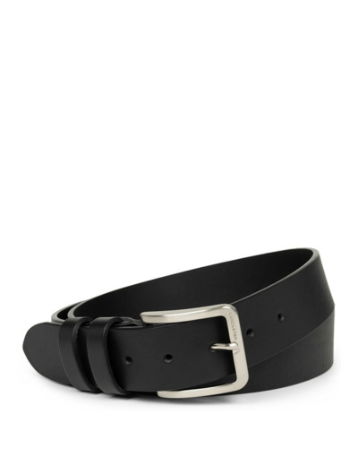 Lancaster Ceinture en Cuir Végétal Homme 601-12 Noir L
