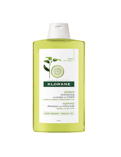 Shampooing 400ml Cedrat Cheveux mixtes à gras Klorane
