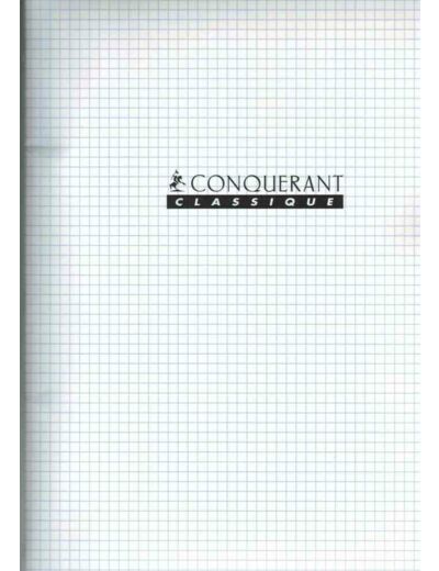 Cahier 24x32 - 48 pages - 5x5 - Polypro incolore