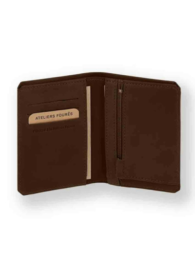 Ateliers Fourès Baroudeur Portefeuille  F958 Cognac