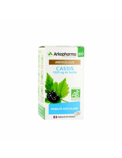 Cassis Bio 150 Gelules Arkogélules Arkopharma