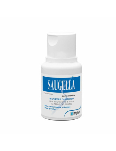 Soin lavant intime et corps 100ml Dermoliquide Saugella