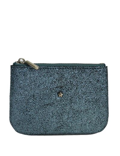 Mila Louise Briny X Glitter Petit Porte-monnaie Opulence Bleu