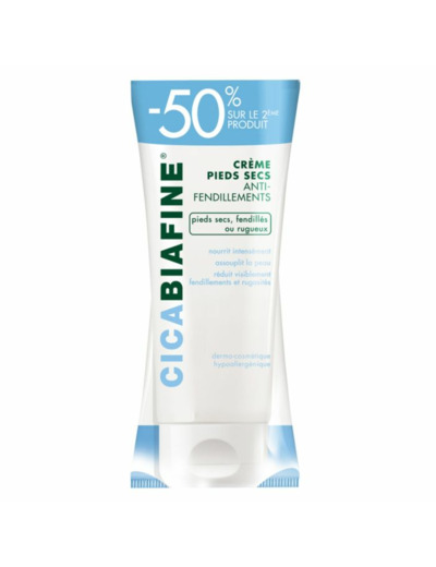Creme Pieds Secs Anti-fendillements 2x100ml Cicabiafine Biafine