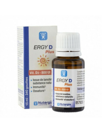 Ergy D Plus 15ml Nutergia