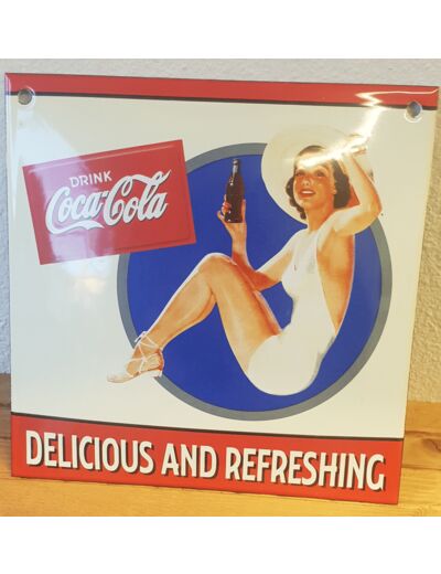 Plaque Émaillée Coca cola