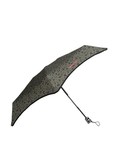 Isotoner X-Tra Solide Parapluie Pliant Léopard Kaki